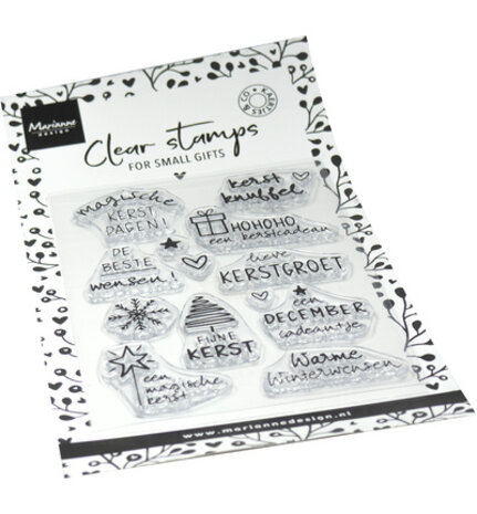 Marianne Design Clear Stamps Kaertjes en Co Kerst (CS1183) Marianne Design Clear Stamps Kaertjes en Co Kerst (CS1183)