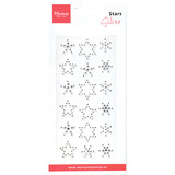 Marianne Design Rhine Stones Silver Stars (CA3216)