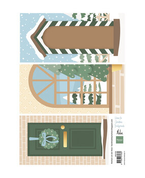 Marianne Design Home for Christmas A4 Decoupage Backgrounds (AK0100) Marianne Design Home for Christmas A4 Decoupage Backgrounds (AK0100)