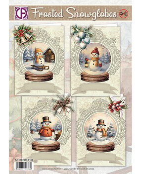 Creatief Art Frosted Snowglobes Card Kit (RE2530-0188) Creatief Art Frosted Snowglobes Card Kit (RE2530-0188)