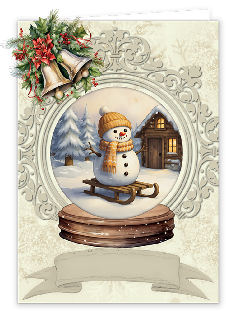 Creatief Art Frosted Snowglobes Card Kit (RE2530-0188)