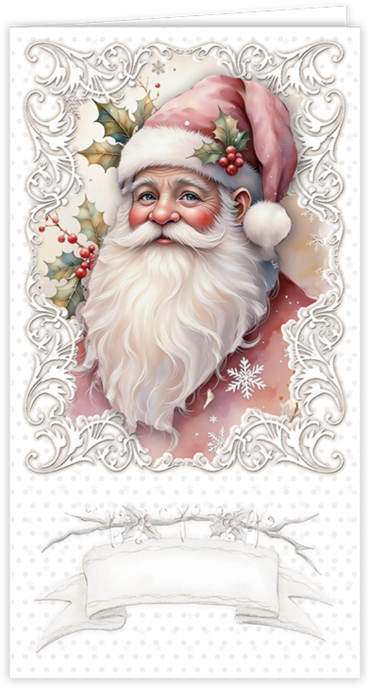 Creatief Art Vintage Santa Claus Card Kit (RE2530-0189) Creatief Art Vintage Santa Claus Card Kit (RE2530-0189)