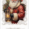Creatief Art Vintage Santa Claus Card Kit (RE2530-0189) Creatief Art Vintage Santa Claus Card Kit (RE2530-0189)