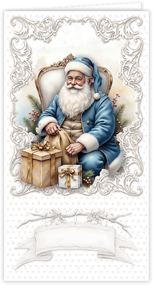 Creatief Art Vintage Santa Claus Card Kit (RE2530-0189) Creatief Art Vintage Santa Claus Card Kit (RE2530-0189)