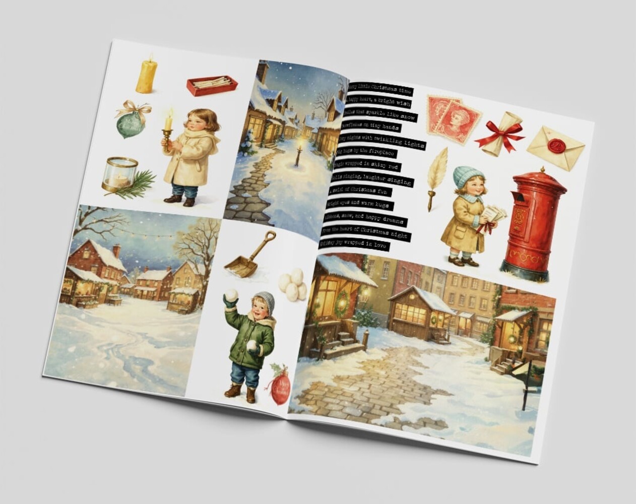 Creatief Art All About Christmas Art Journaling & Card Making Book (CCOBOEK-007)