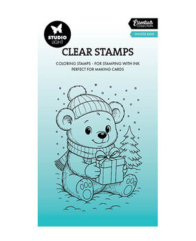 Studio Light Essentials Clear Stamps Winter Bear (SL-ES-STAMP894) Studio Light Essentials Clear Stamps Winter Bear (SL-ES-STAMP894)