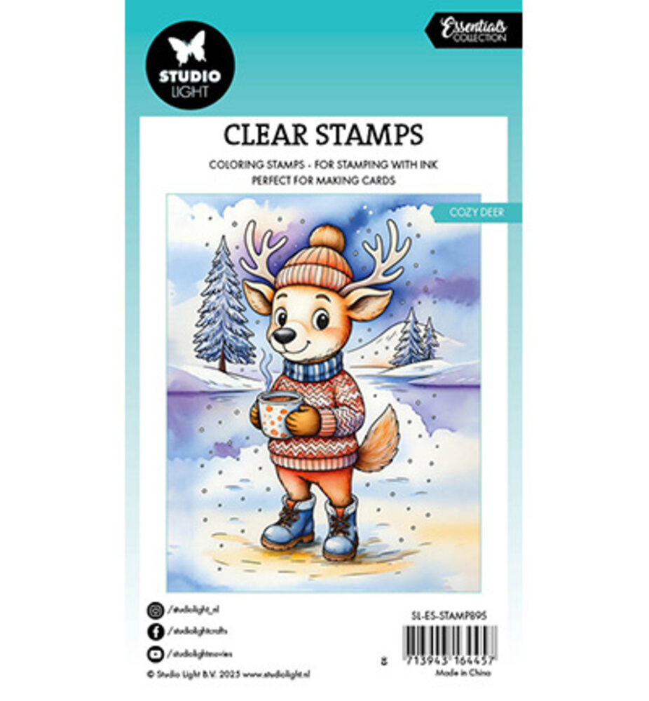 Studio Light Essentials Clear Stamps Cozy Deer (SL-ES-STAMP895)