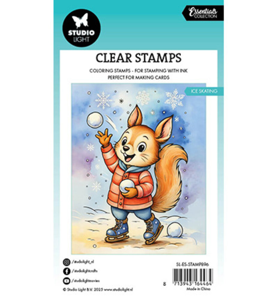 Studio Light Essentials Clear Stamps Ice Skating (SL-ES-STAMP896)