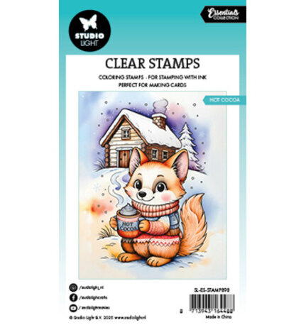 Studio Light Essentials Clear Stamps Hot Cocoa (SL-ES-STAMP898)