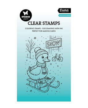 Studio Light Essentials Clear Stamps Duck on a Sleigh (SL-ES-STAMP899) Studio Light Essentials Clear Stamps Duck on a Sleigh (SL-ES-STAMP899)