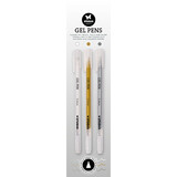 Studio Light Essentials Gel Pens White/Gold/Silver (SL-ES-GP02)