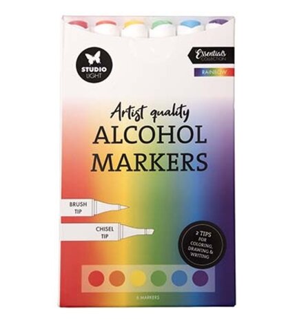 Studio Light Alcohol Markers Rainbow (SL-CO-MARK34)