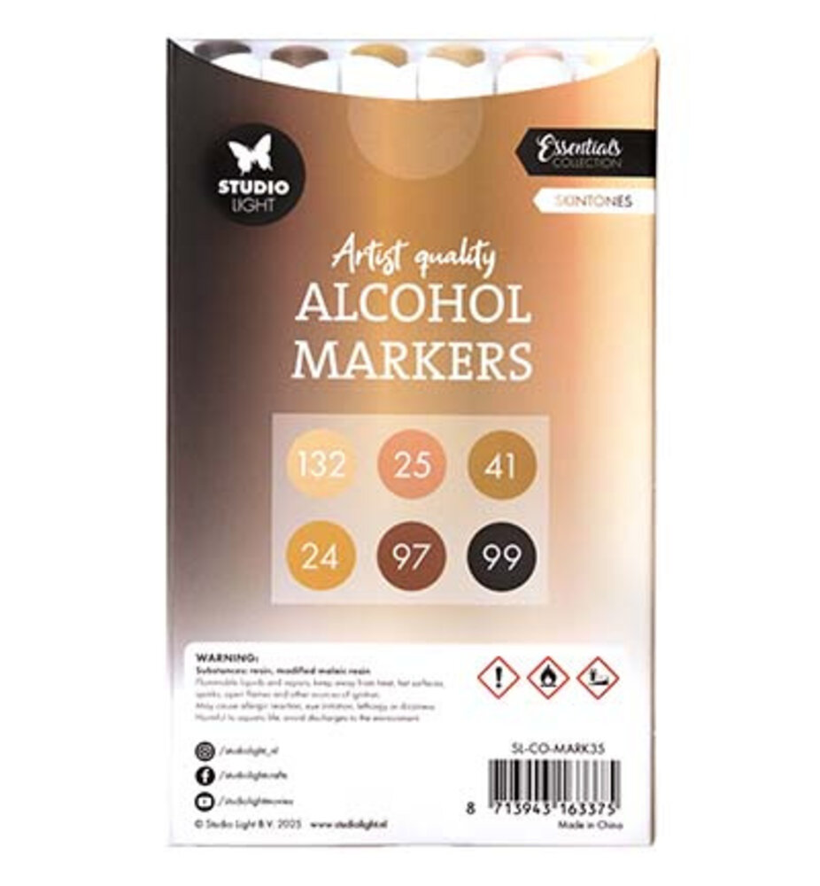 Studio Light Alcohol Markers Skintones (SL-CO-MARK35)