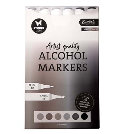 Studio Light Alcohol Markers Greytones (SL-CO-MARK37)