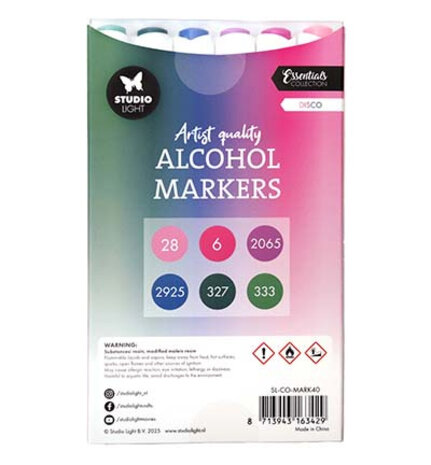 Studio Light Alcohol Markers Disco (SL-CO-MARK40)