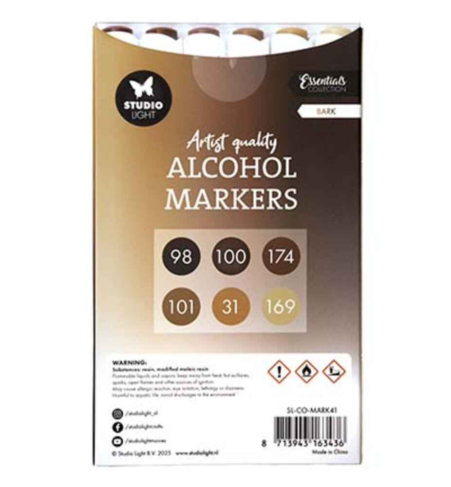 Studio Light Alcohol Markers Bark (SL-CO-MARK41)