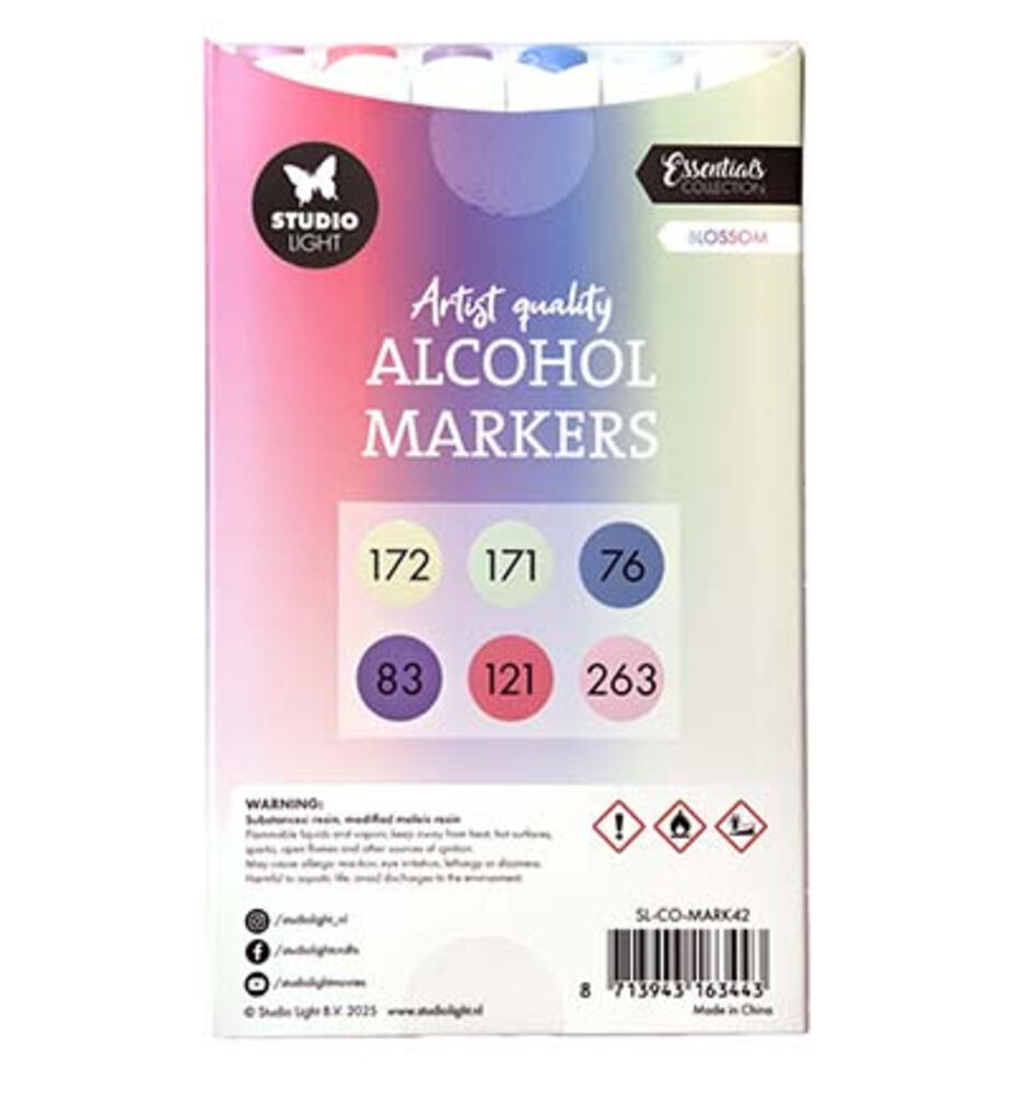 Studio Light Alcohol Markers Blossom (SL-CO-MARK42)