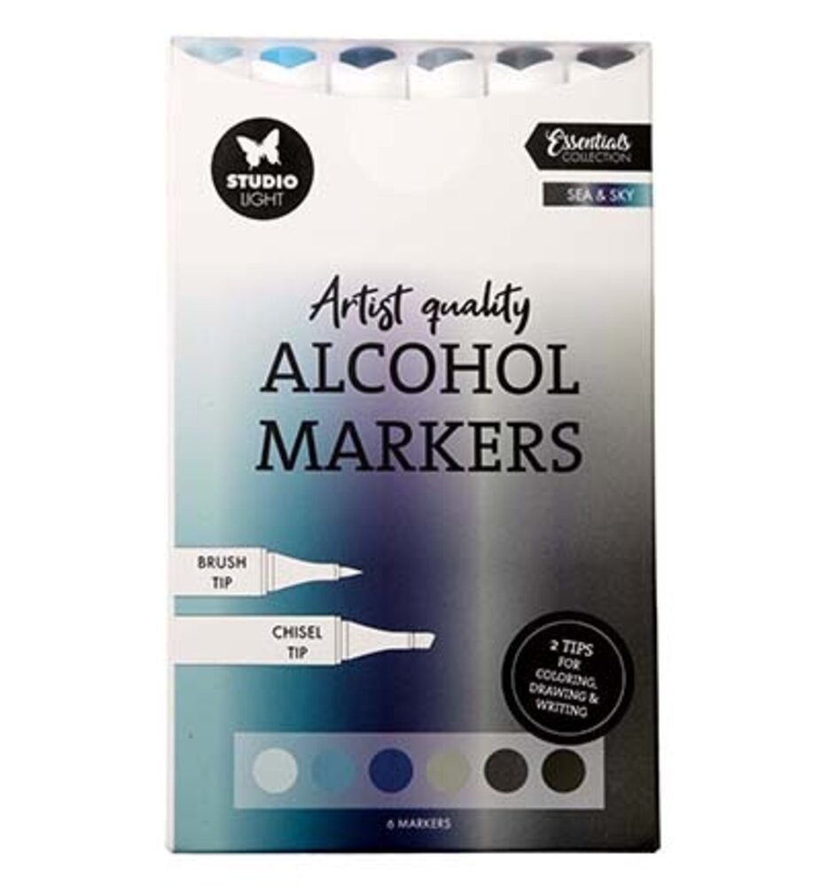 Studio Light Alcohol Markers Sea & Sky (SL-CO-MARK44)