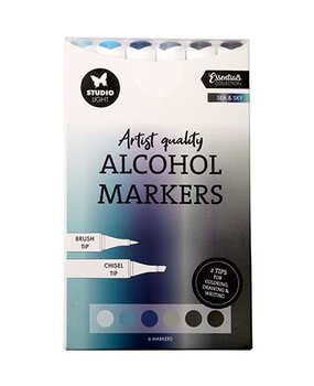 Studio Light Alcohol Markers Sea & Sky (SL-CO-MARK44) Studio Light Alcohol Markers Sea & Sky (SL-CO-MARK44)