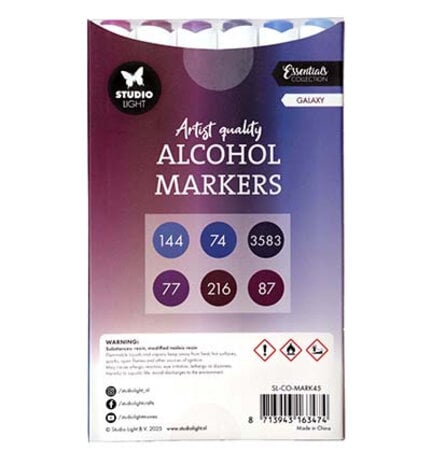 Studio Light Alcohol Markers Galaxy (SL-CO-MARK45)