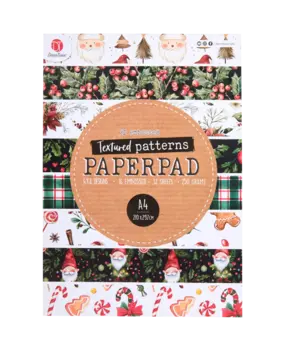 DécoTime Classic Christmas A4 3D Embossed Textured Patterns Paper Pad (3217457) DécoTime Classic Christmas A4 3D Embossed Textured Patterns Paper Pad (3217457)