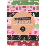 DécoTime Sweet Christmas A4 3D Embossed Textured Patterns Paper Pad (3217457)