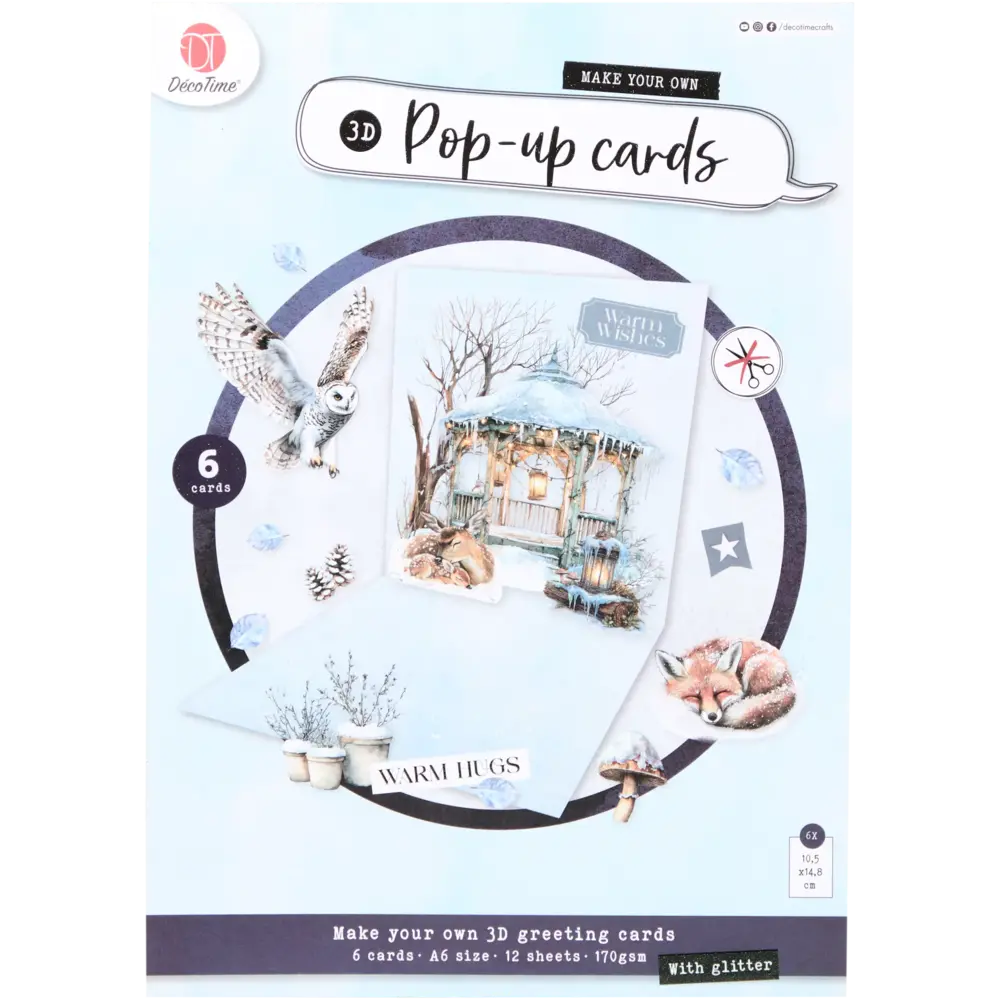 DécoTime Winter Forest DIY 3D Pop-Up Cards (3217456)