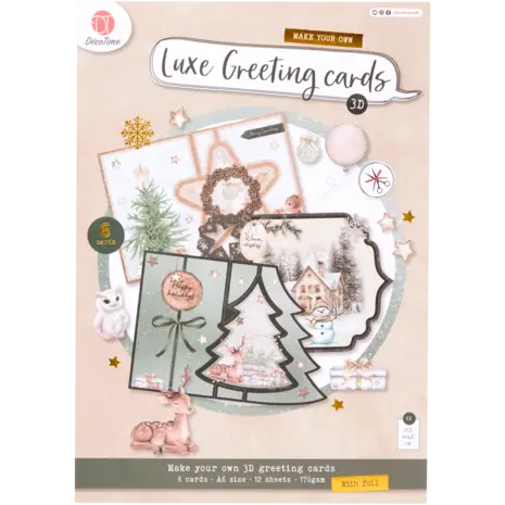 DécoTime Snowfall Forest DIY 3D Greeting Cards (3217456)