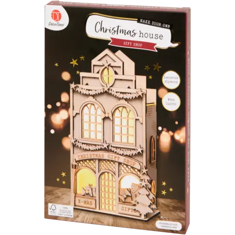 DécoTime DIY Wooden Christmas House Gift Shop (3217477) DécoTime DIY Wooden Christmas House Gift Shop (3217477)