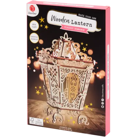 DécoTime DIY Wooden Lantern Classic Romance (3210789)