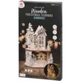 DécoTime DIY Wooden Christmas Scenery Winter House (3217467)