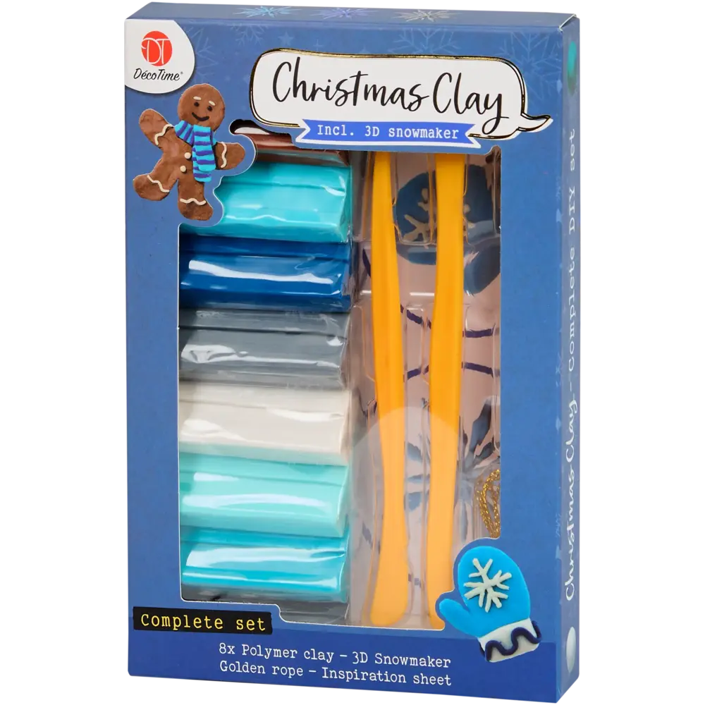 DécoTime Frosty Blue Polymer Clay Set (3218263)