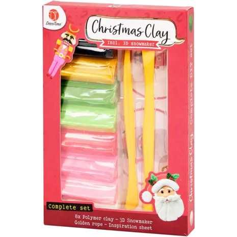 DécoTime Xmas Red Polymer Clay Set (3218263)