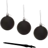 DécoTime Silver Scratch Christmas Baubles (3217461) DécoTime Silver Scratch Christmas Baubles (3217461)