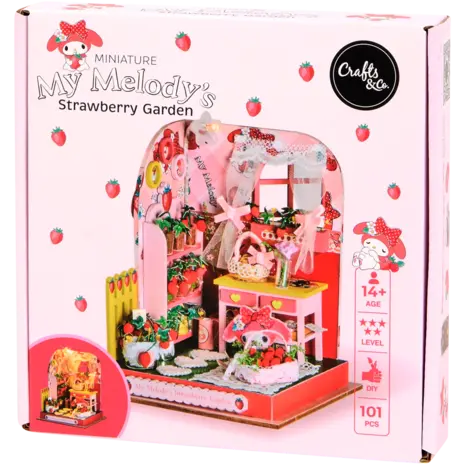 Crafts & Co. DIY Miniature My Melody Strawberry Garden (3216188)