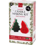 Crafts & Co. Christmas Candle Making Kit Tree & Snowman (3216219)