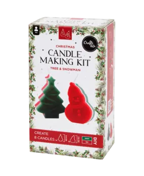 Crafts & Co. Christmas Candle Making Kit Tree & Snowman (3216219) Crafts & Co. Christmas Candle Making Kit Tree & Snowman (3216219)