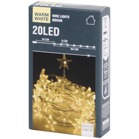 Paperpads.nl SELECT Stringlights Warm White Stars (2578000)
