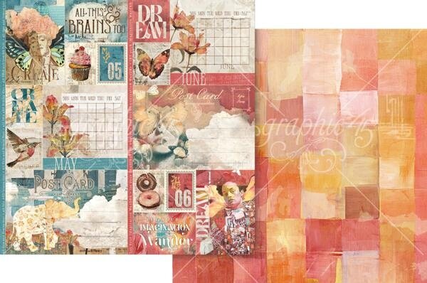 Graphic 45 Journaling Through Time 12x12 Inch Collection Pack (4503141)