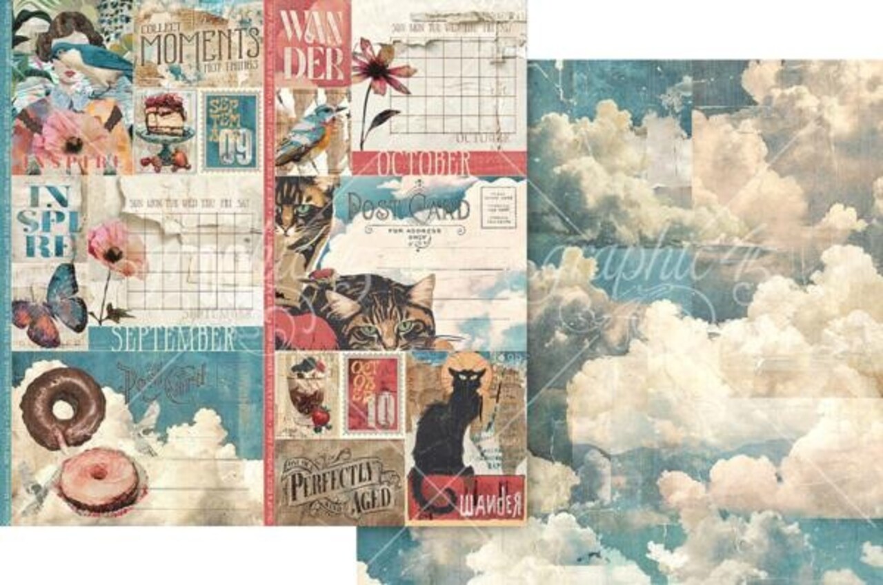 Graphic 45 Journaling Through Time 12x12 Inch Collection Pack (4503141)