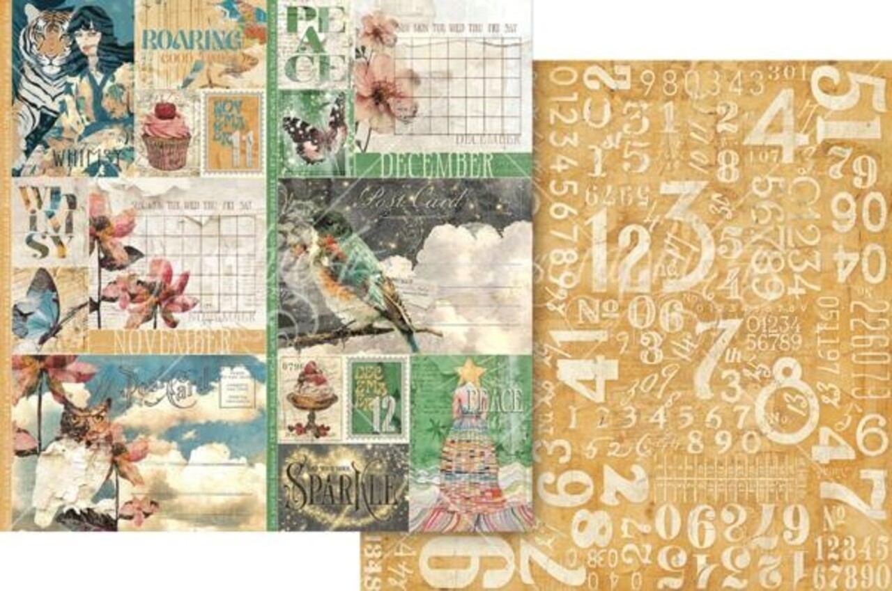 Graphic 45 Journaling Through Time 12x12 Inch Collection Pack (4503141)