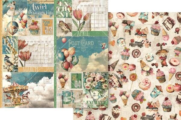 Graphic 45 Journaling Through Time 8x8 Inch Collection Pack (4503140)