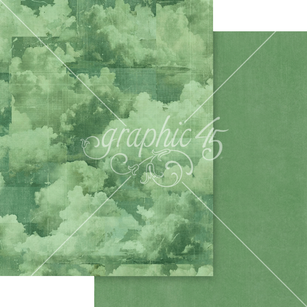 Graphic 45 Journaling Through Time 8.5 x 11 Inch Patterns & Solids Paper Pack (4503142)