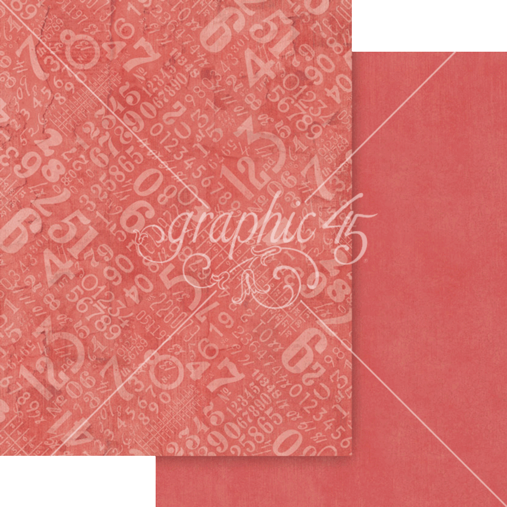 Graphic 45 Journaling Through Time 8.5 x 11 Inch Patterns & Solids Paper Pack (4503142)