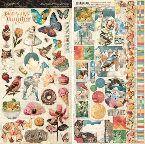 Graphic 45 Journaling Through Time Sticker Set (4503143) Graphic 45 Journaling Through Time Sticker Set (4503143)