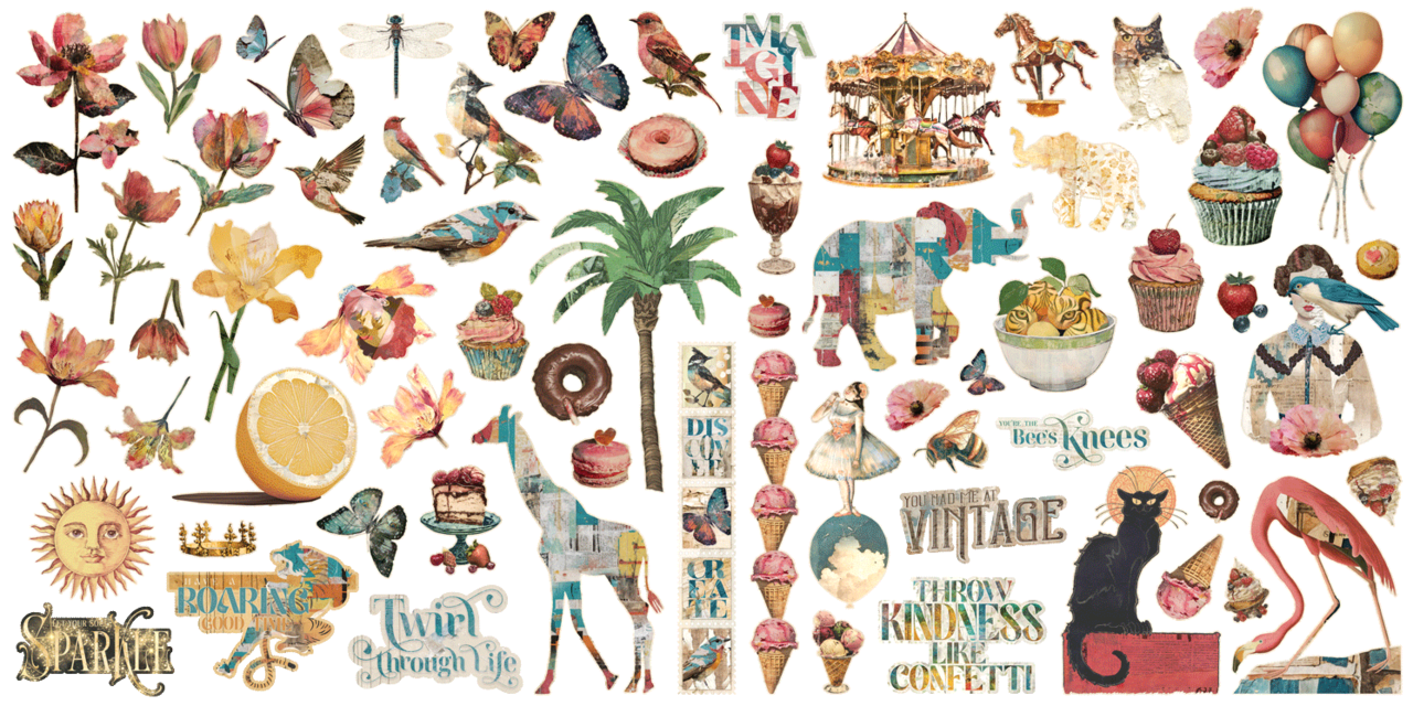 Graphic 45 Journaling Through Time Ephemera Set (4503144)