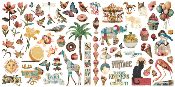 Graphic 45 Journaling Through Time Ephemera Set (4503144)