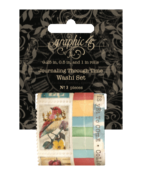 Graphic 45 Journaling Through Time Washi Tape Set (4503145)