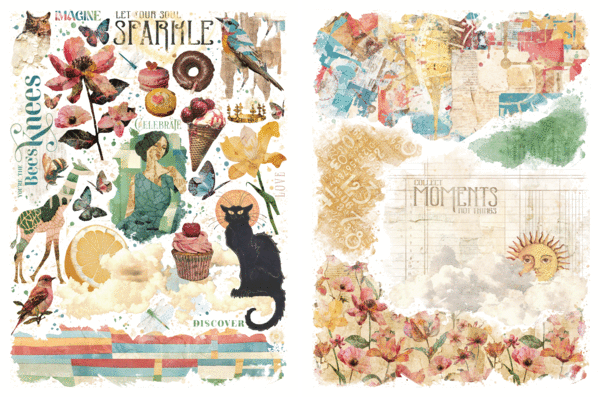 Graphic 45 Journaling Through Time Rub-on Transfers (4503146)