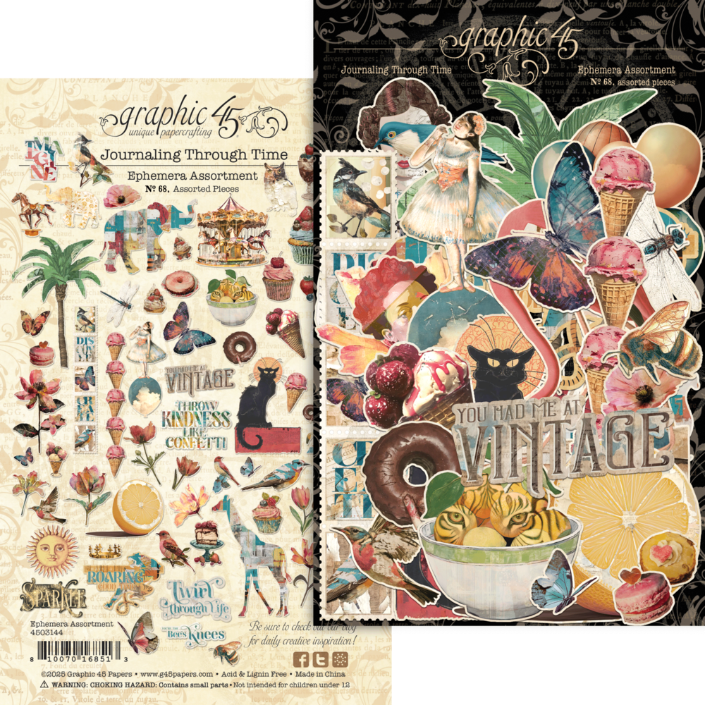 Graphic 45 Journaling Through Time Complete Collection Package